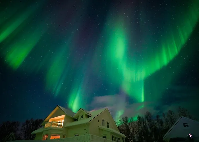 Countryside Tromso- Cozy Glass- Roof Cabins- Aurora Wonderland Kamp alanı Lyngen